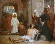 Rodolfo Amoedo Jesus Christ in Capernaum oil painting reproduction